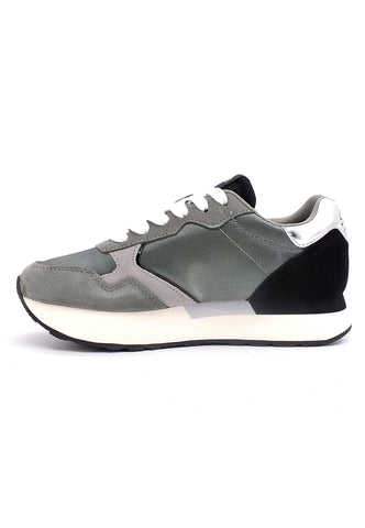 SUN68 Kelly Nylon Solid Sneaker Donna Grigio Medio Z42214 - Sandrini Calzature e Abbigliamento