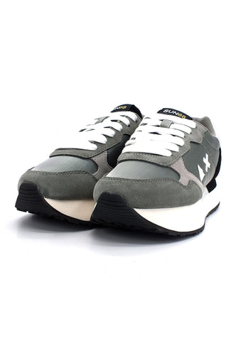 SUN68 Kelly Nylon Solid Sneaker Donna Grigio Medio Z42214 - Sandrini Calzature e Abbigliamento