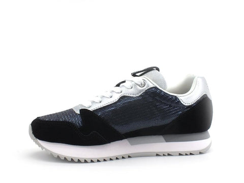 SUN68 Kelly Pailettes Sneaker Running Nero Z31214 - Sandrini Calzature e Abbigliamento