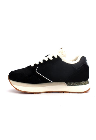 SUN68 Kelly Teddy Sneaker Donna Nero Z42216 - Sandrini Calzature e Abbigliamento