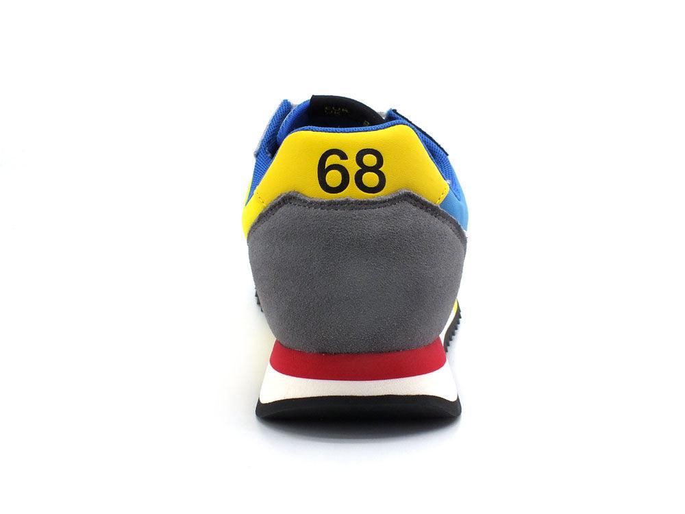 SUN68 Niki Crazy Boy Sneaker Blu Avio Z32121 - Sandrini Calzature e Abbigliamento