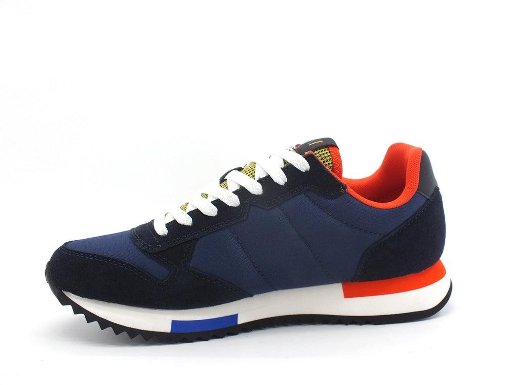 SUN68 Niki Crazy Boy Sneaker Suede Navy Blue Z41117 - Sandrini Calzature e Abbigliamento
