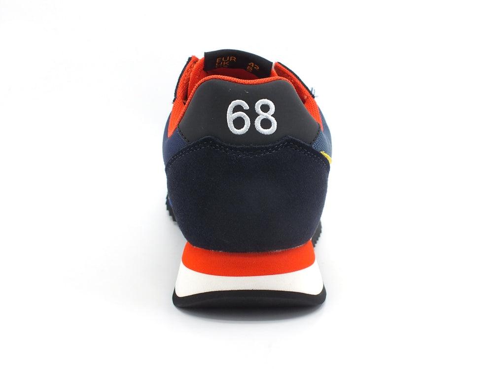 SUN68 Niki Crazy Boy Sneaker Suede Navy Blue Z41117 - Sandrini Calzature e Abbigliamento