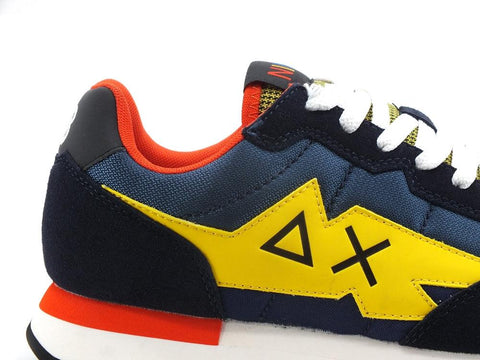 SUN68 Niki Crazy Boy Sneaker Suede Navy Blue Z41117 - Sandrini Calzature e Abbigliamento