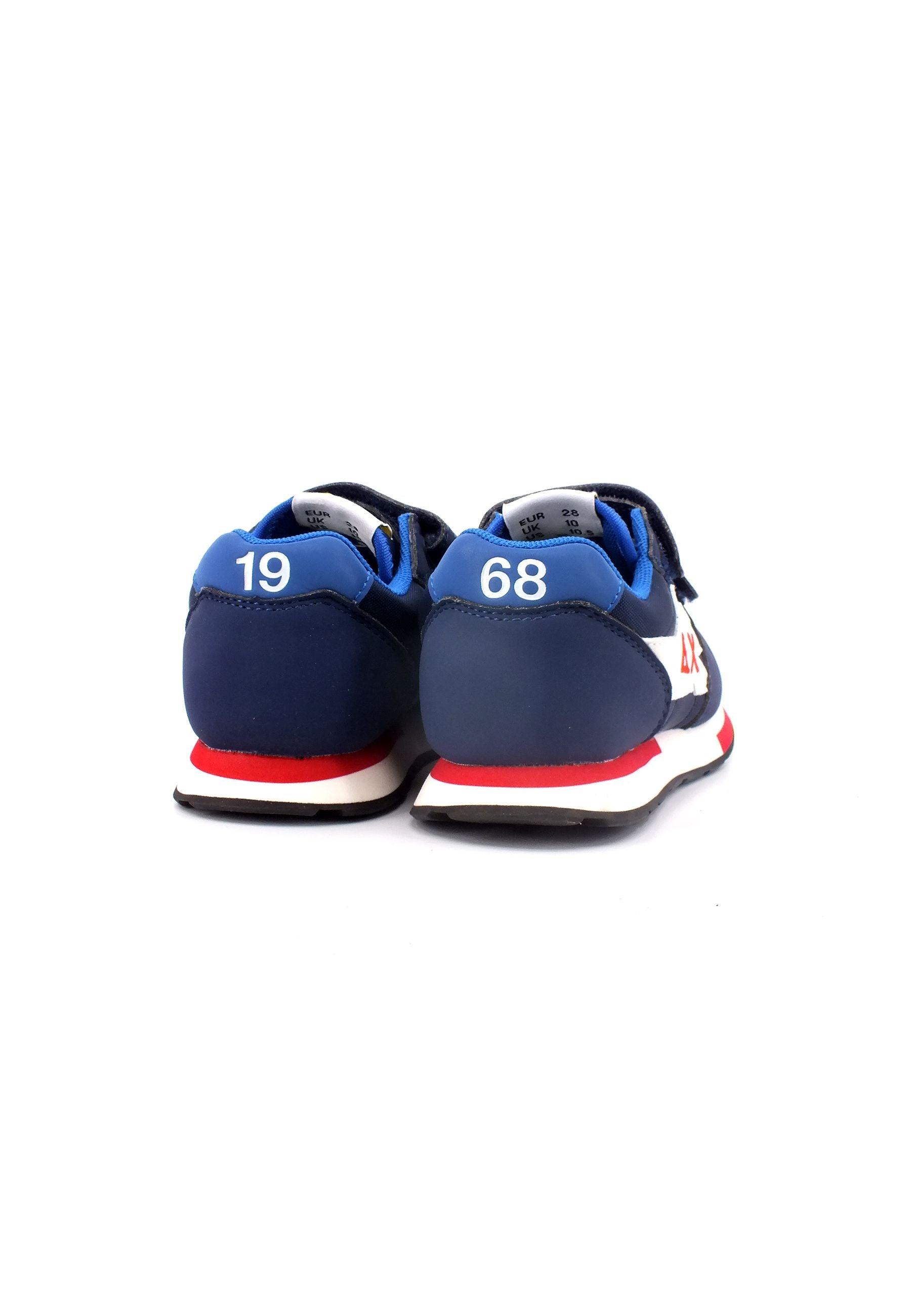 SUN68 Niki Solid Sneaker Bambino Navy Blue Z33321B - Sandrini Calzature e Abbigliamento