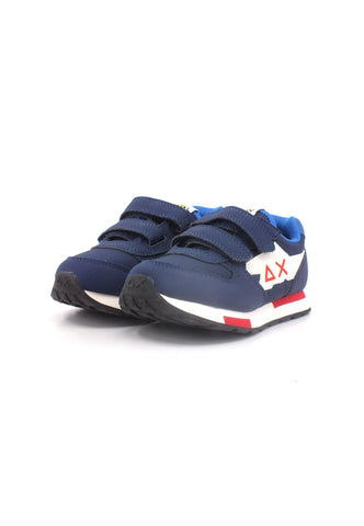 SUN68 Niki Solid Sneaker Bambino Navy Blue Z33321B - Sandrini Calzature e Abbigliamento