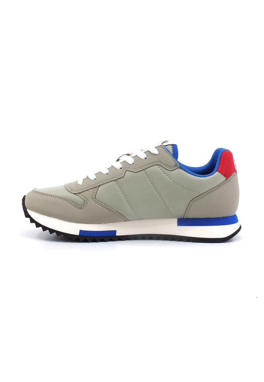 SUN68 Niki Solid Sneaker Uomo Grigio Chiaro Z33121 - Sandrini Calzature e Abbigliamento