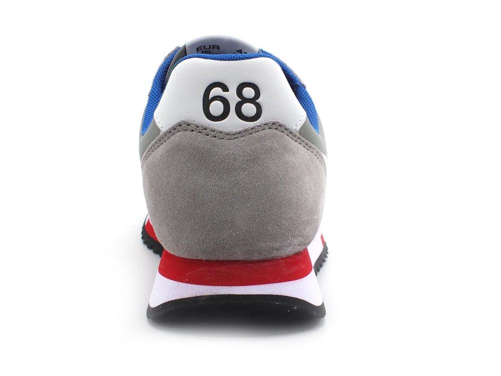 SUN68 Niki Solid Sneaker Uomo Grigio Medio Z31118 - Sandrini Calzature e Abbigliamento