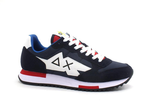 SUN68 Niki Solid Sneaker Uomo Navy Blue Z31118 - Sandrini Calzature e Abbigliamento