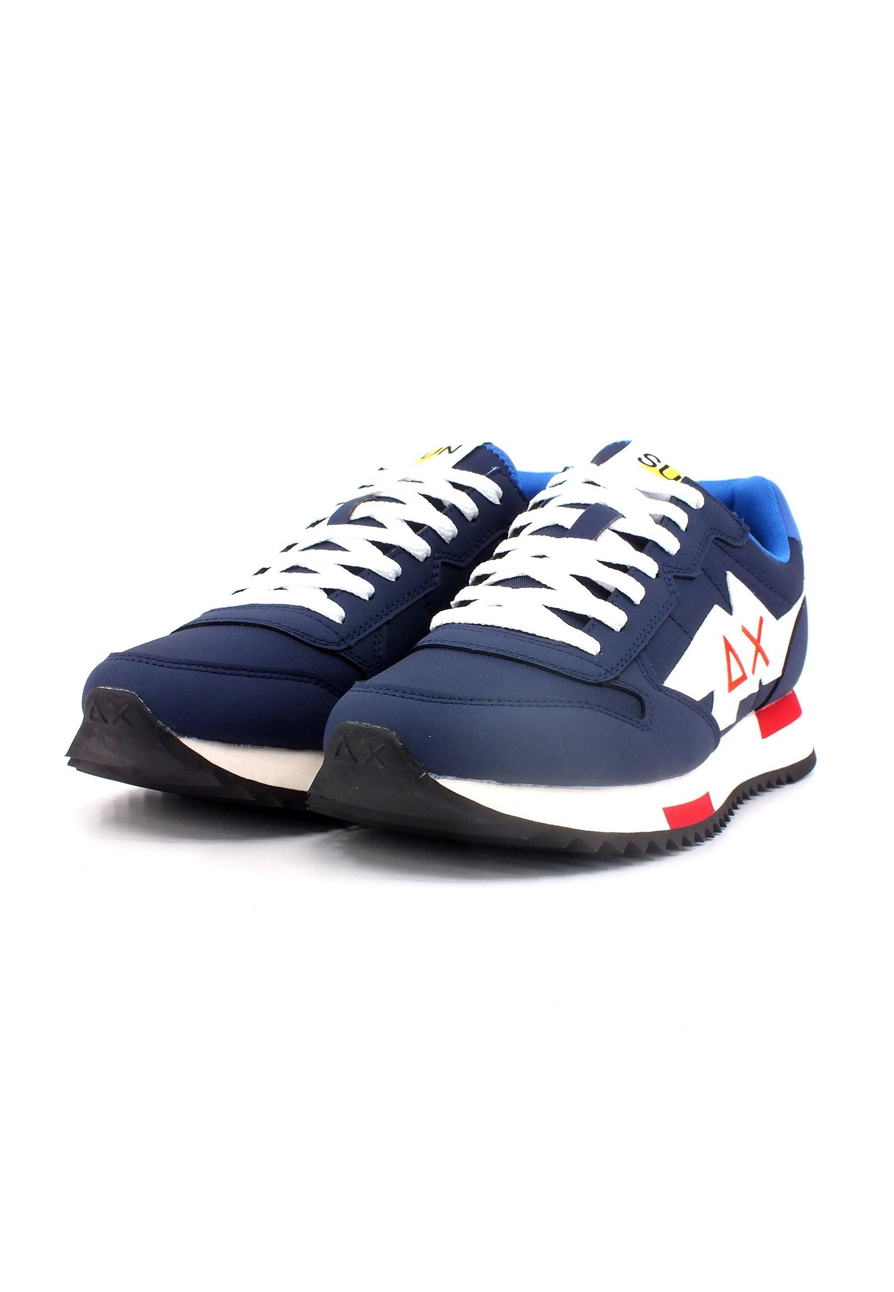 SUN68 Niki Solid Sneaker Uomo Navy Blue Z33121 - Sandrini Calzature e Abbigliamento