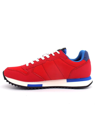 SUN68 Niki Solid Sneaker Uomo Rosso Z42120 - Sandrini Calzature e Abbigliamento