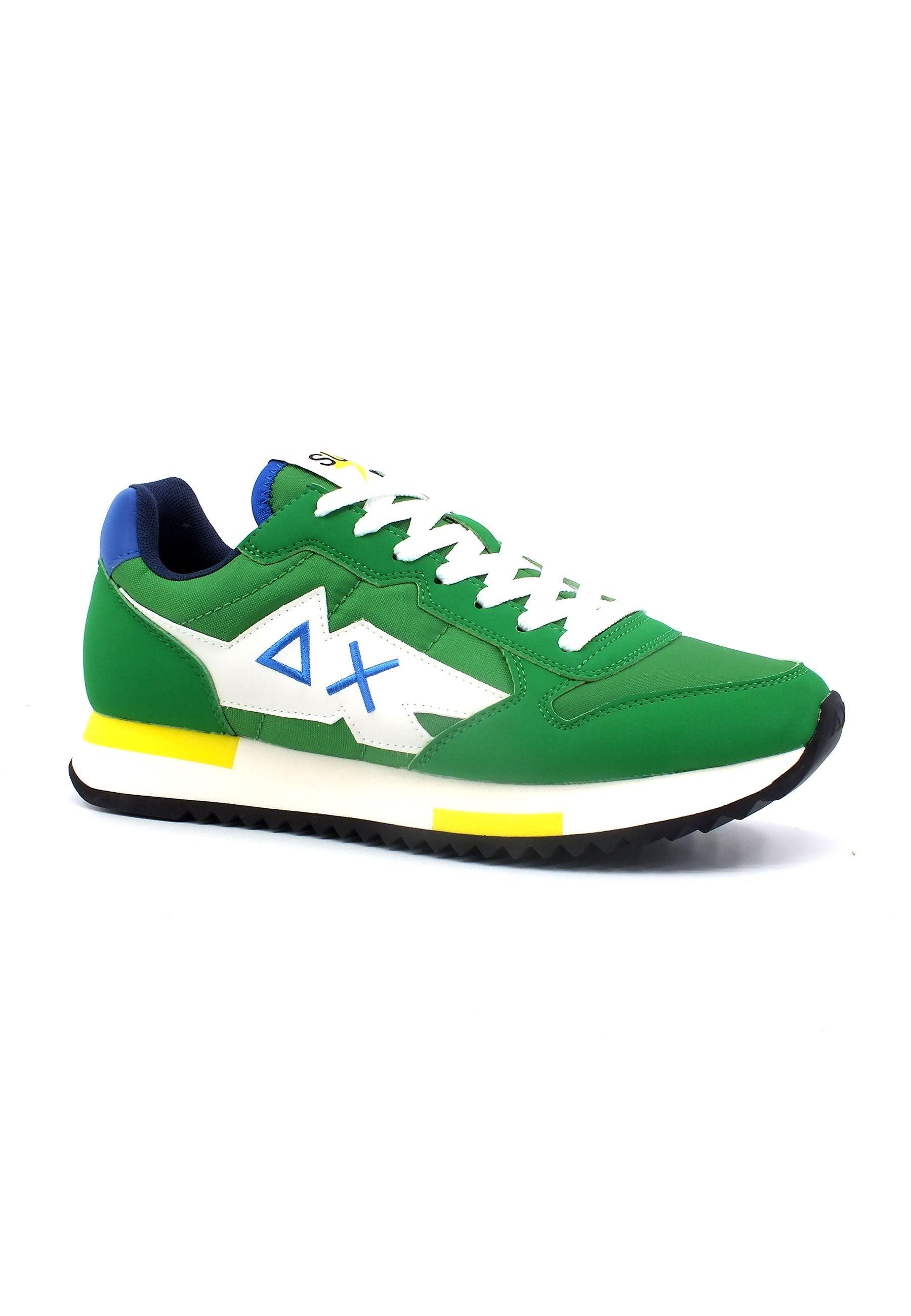 SUN68 Niki Solid Sneaker Uomo Verde Prato Z33121 - Sandrini Calzature e Abbigliamento