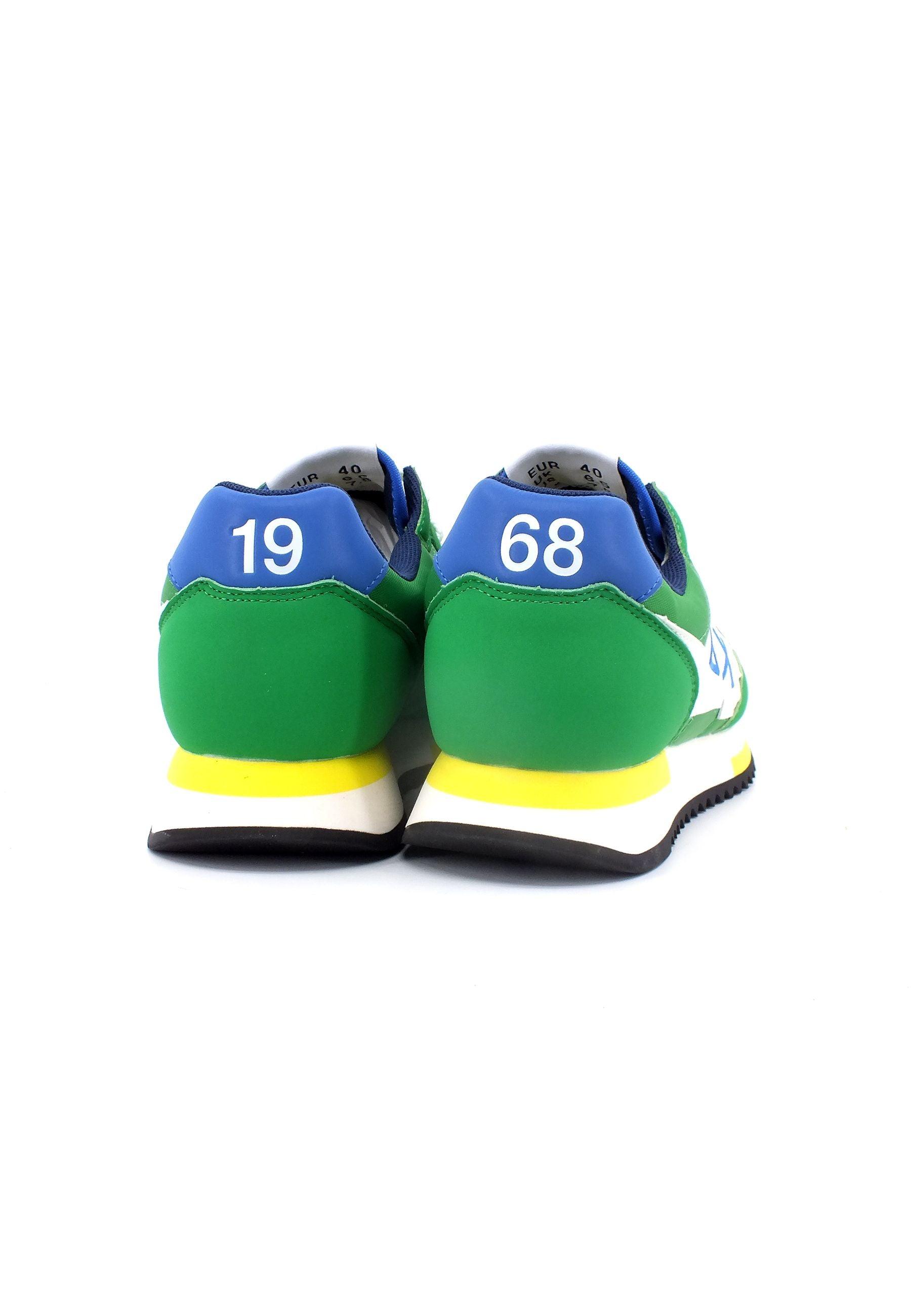 SUN68 Niki Solid Sneaker Uomo Verde Prato Z33121 - Sandrini Calzature e Abbigliamento