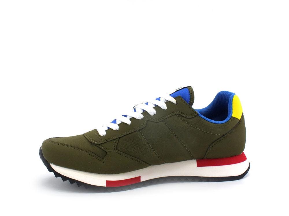 SUN68 Niki Solid Sneaker Verde Militare Z32118 - Sandrini Calzature e Abbigliamento