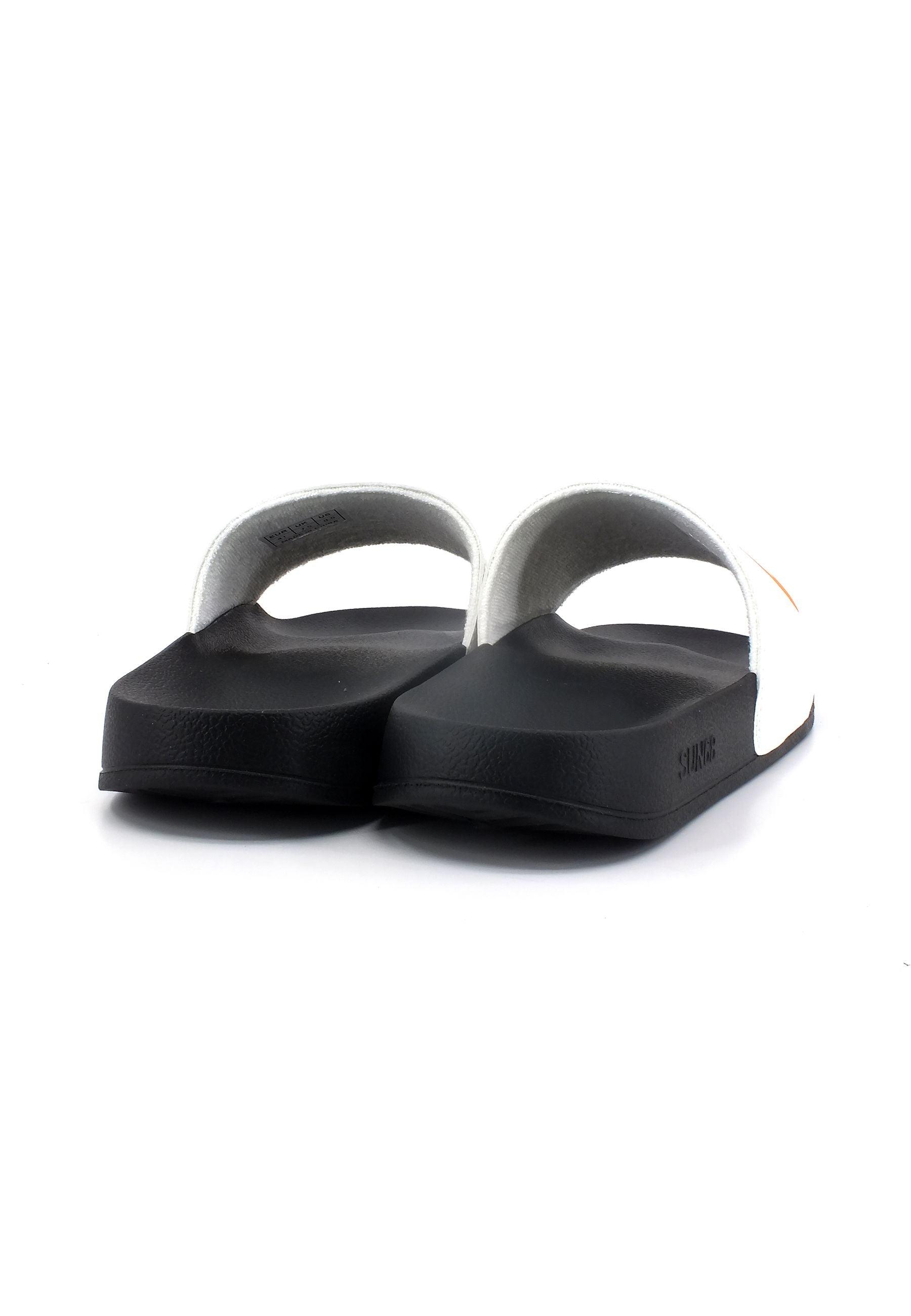 SUN68 Slipper Logo Ciabatta Uomo Bianco X33151 - Sandrini Calzature e Abbigliamento