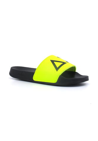 SUN68 Slipper Logo Ciabatta Uomo Giallo Fluo X33151 - Sandrini Calzature e Abbigliamento