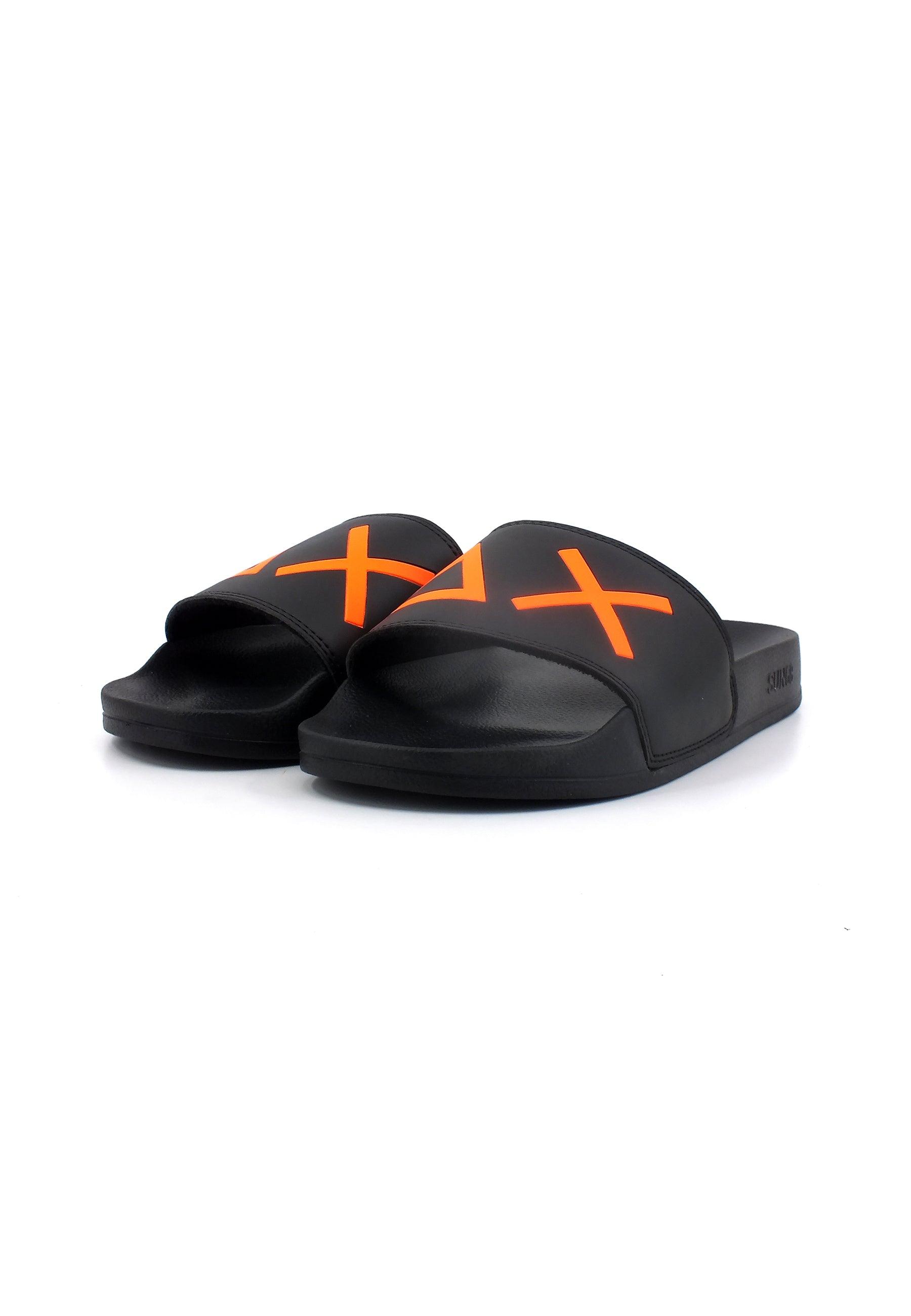 SUN68 Slipper Logo Ciabatta Uomo Nero X33151 - Sandrini Calzature e Abbigliamento
