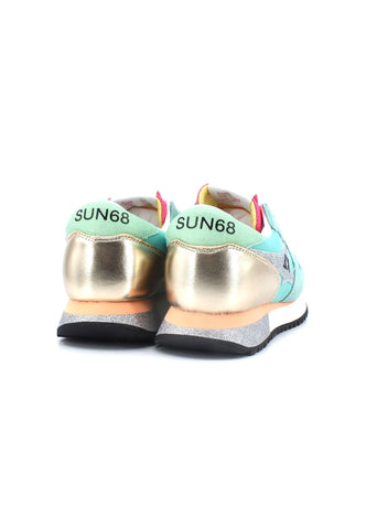SUN68 Star Glitter Sneaker Donna Acqua Z33211 - Sandrini Calzature e Abbigliamento
