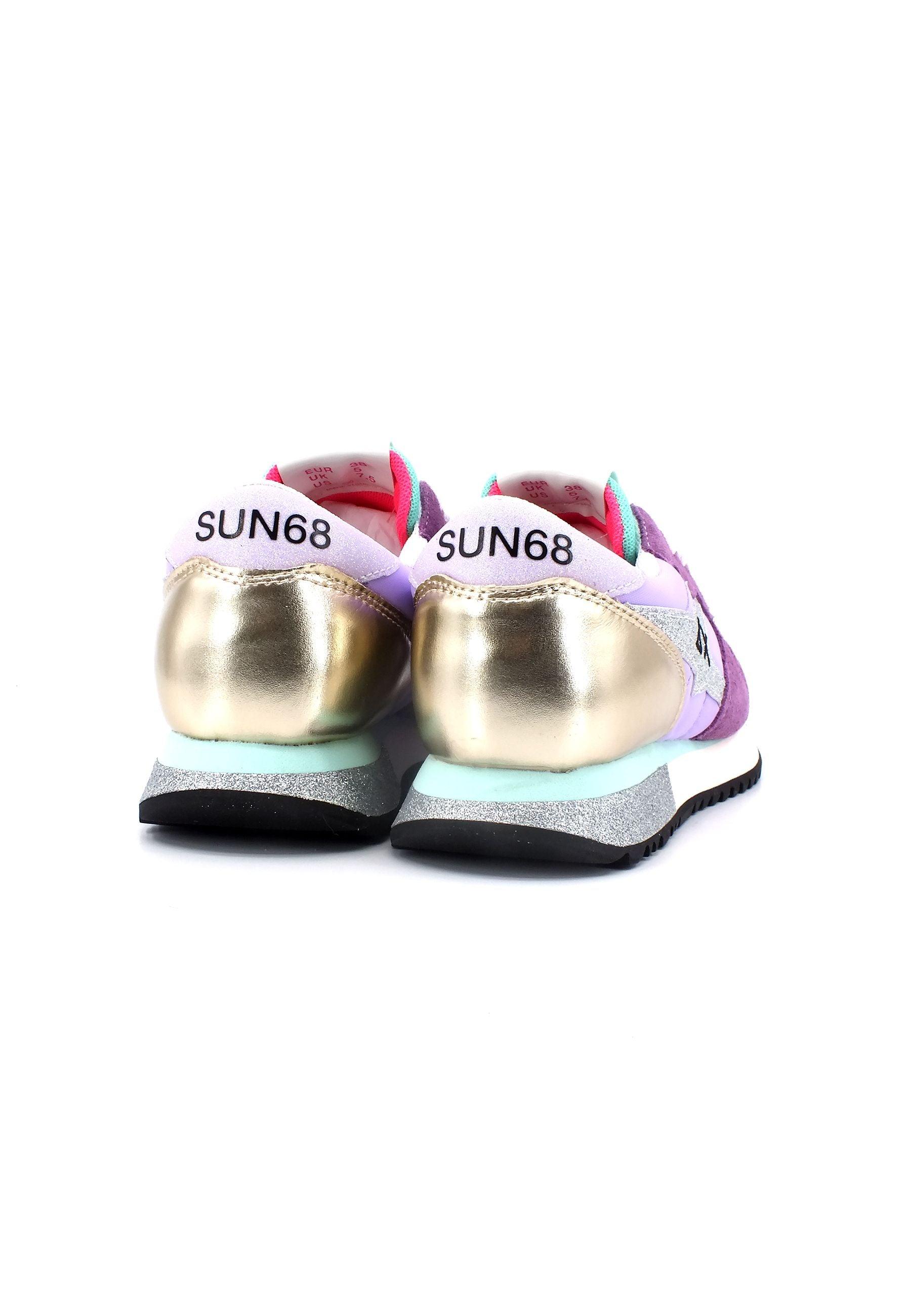 SUN68 Star Glitter Sneaker Donna Lilla Z33211 - Sandrini Calzature e Abbigliamento