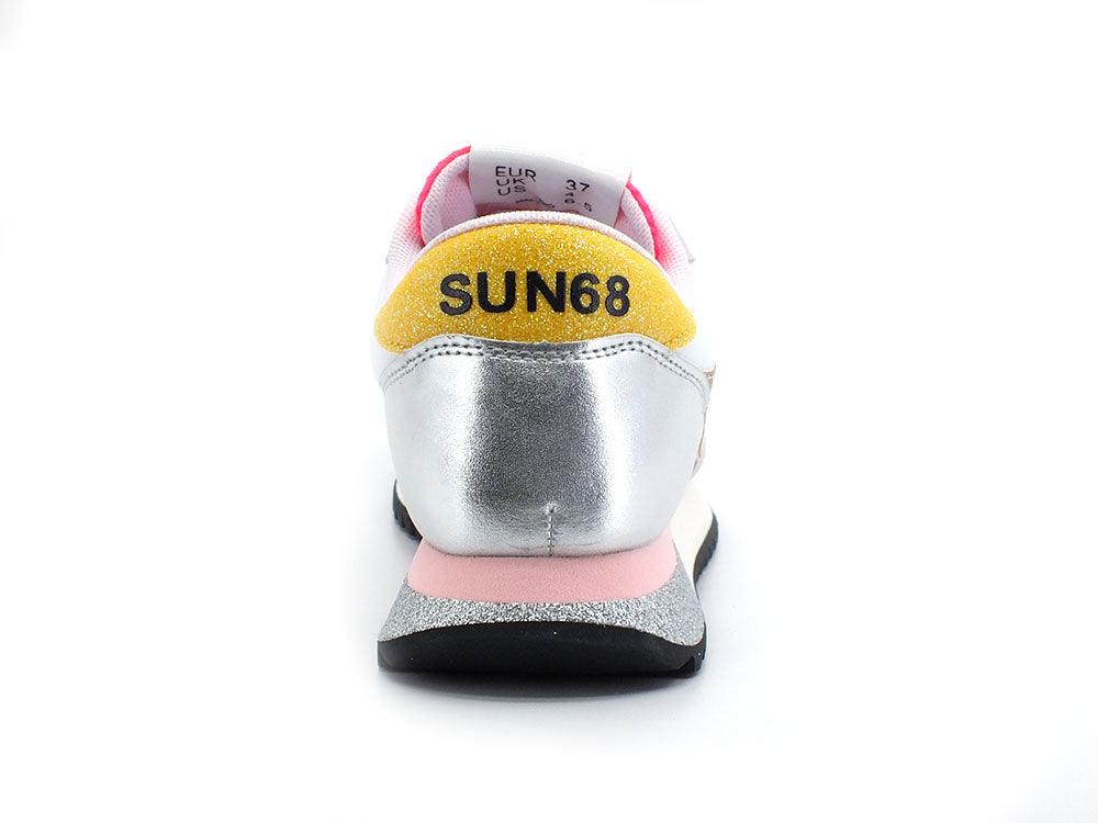 SUN68 Stargilr Glitter Logo Sneaker Bianco Multicolor Z32211 - Sandrini Calzature e Abbigliamento