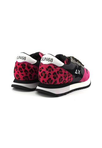 SUN68 Stargirl Animal Sneaker Donna Grigio Scuro Prugna Z43211 - Sandrini Calzature e Abbigliamento