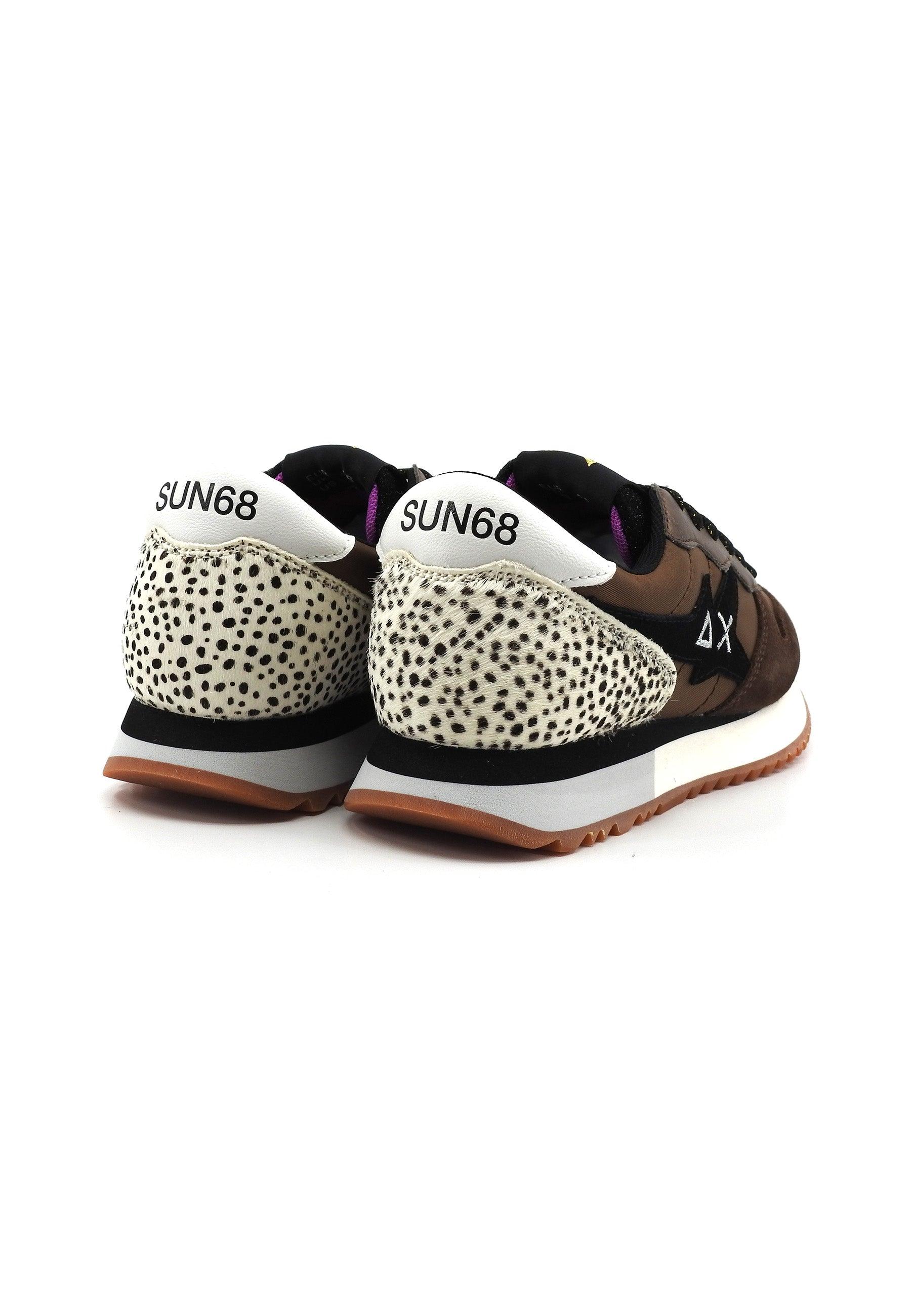 SUN68 Stargirl Animal Sneaker Donna Volpe Marrone Z43211 - Sandrini Calzature e Abbigliamento