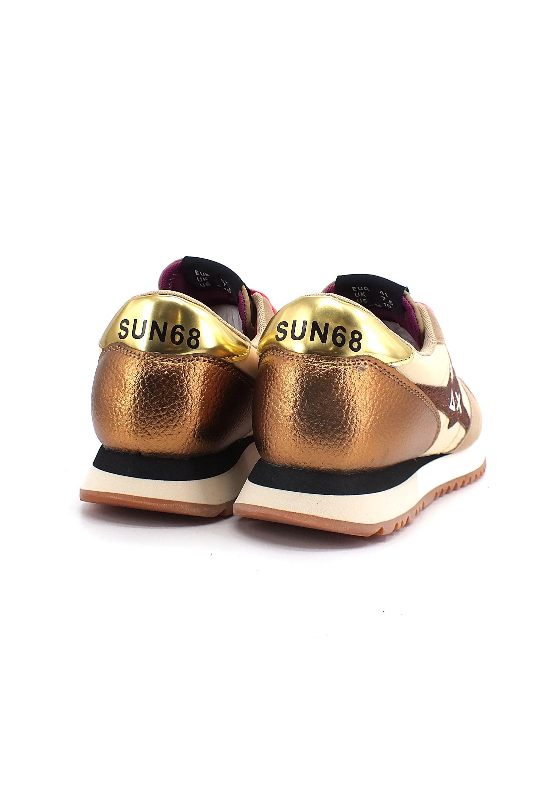 SUN68 Stargirl Glitter Sneaker Donna Beige Z42211 - Sandrini Calzature e Abbigliamento