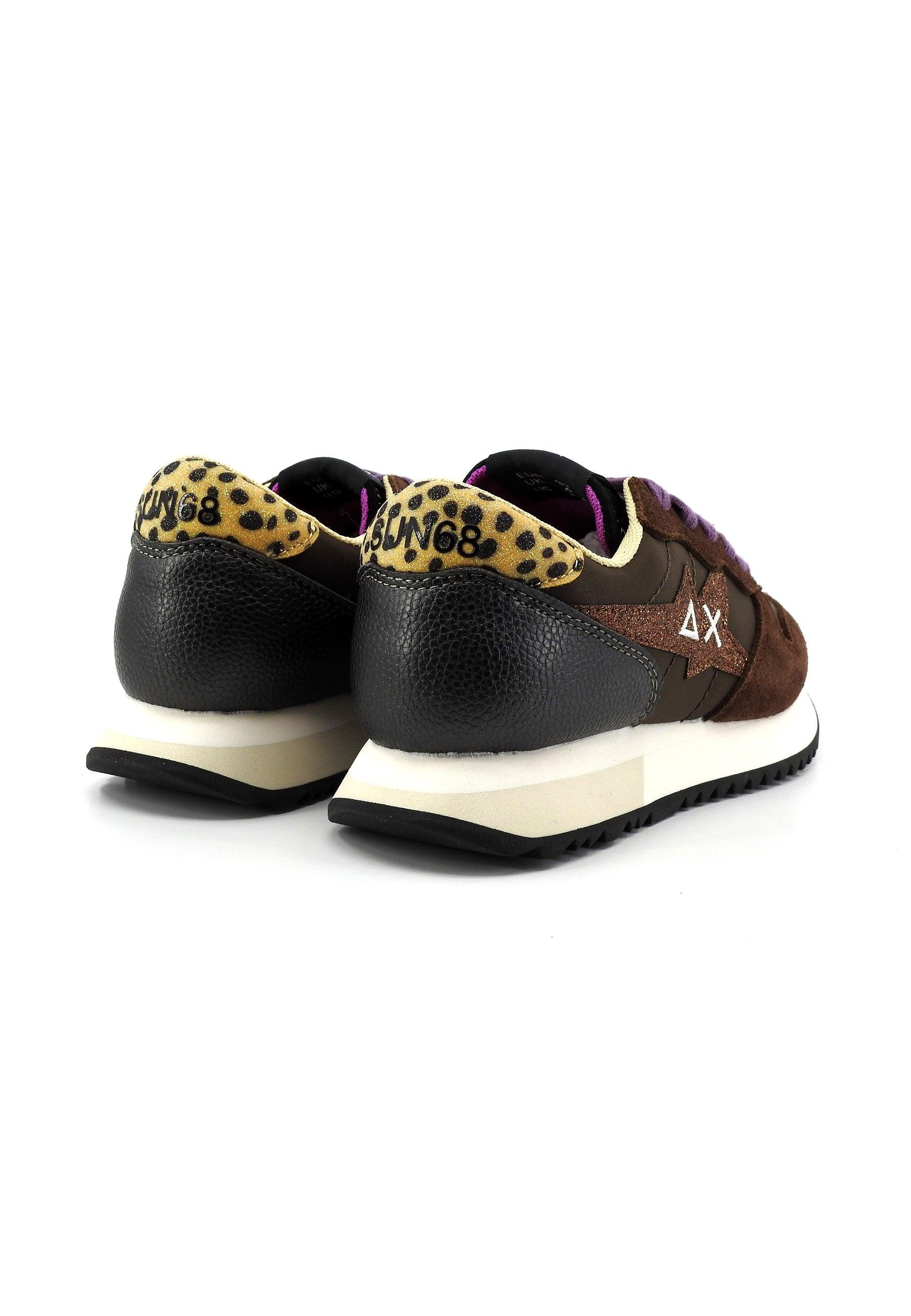 SUN68 Stargirl Glitter Sneaker Donna Marrone Z43210 - Sandrini Calzature e Abbigliamento