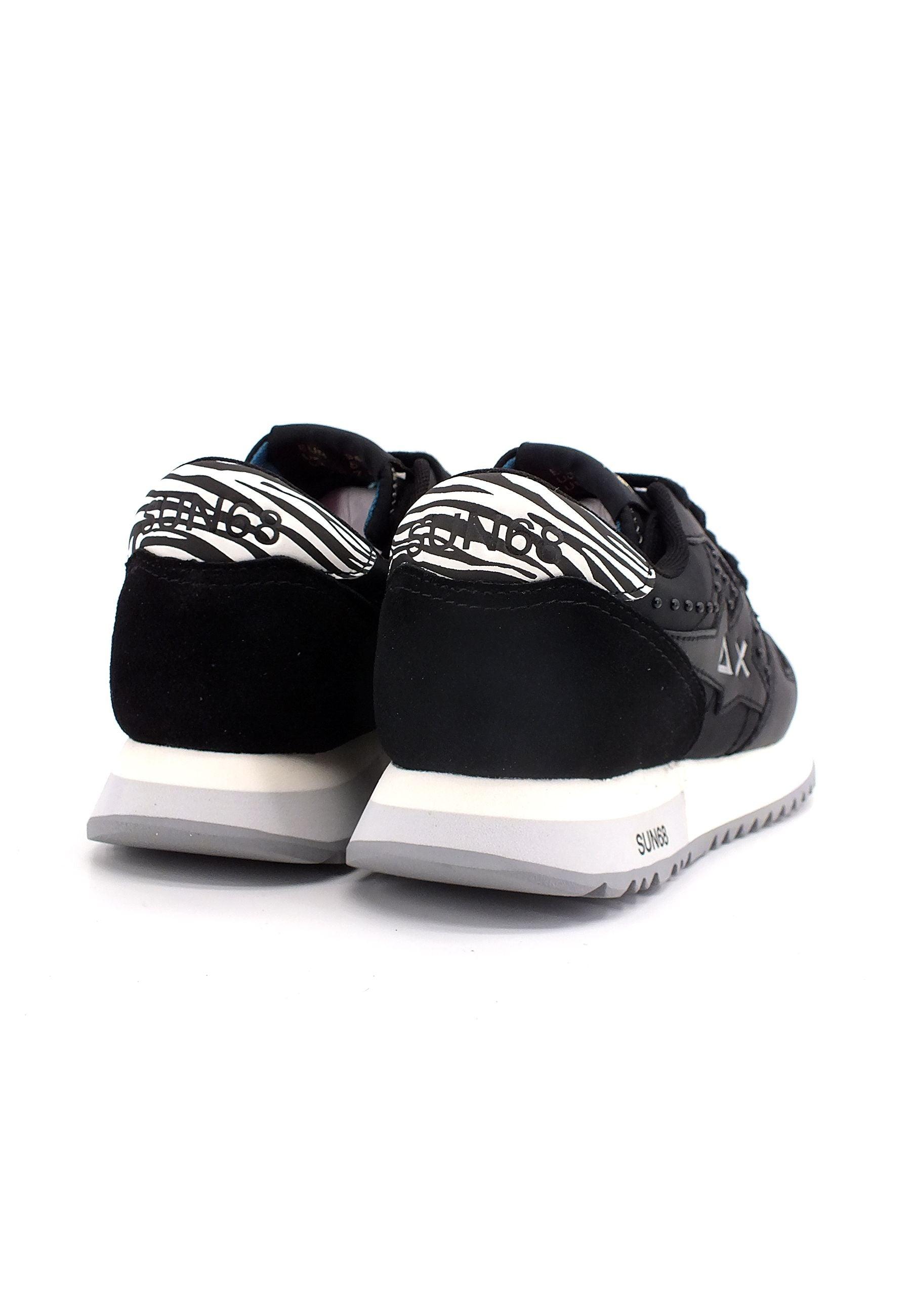 SUN68 Stargirl Metal Studs Sneaker Donna Nero Z42213 - Sandrini Calzature e Abbigliamento