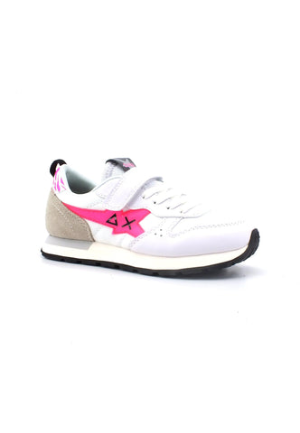 SUN68 Stargirl Sneaker Bambino Bianco Fuxia Z33413K - Sandrini Calzature e Abbigliamento