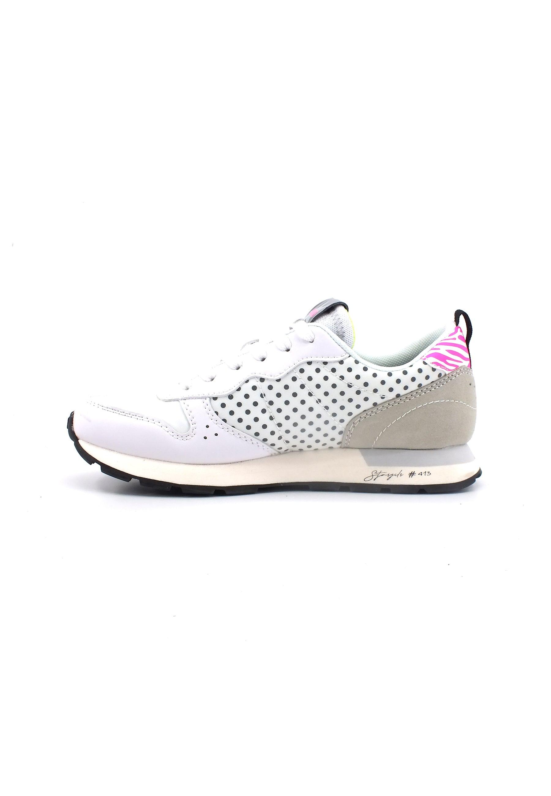 SUN68 Stargirl Sneaker Bambino Bianco Fuxia Z33413T - Sandrini Calzature e Abbigliamento