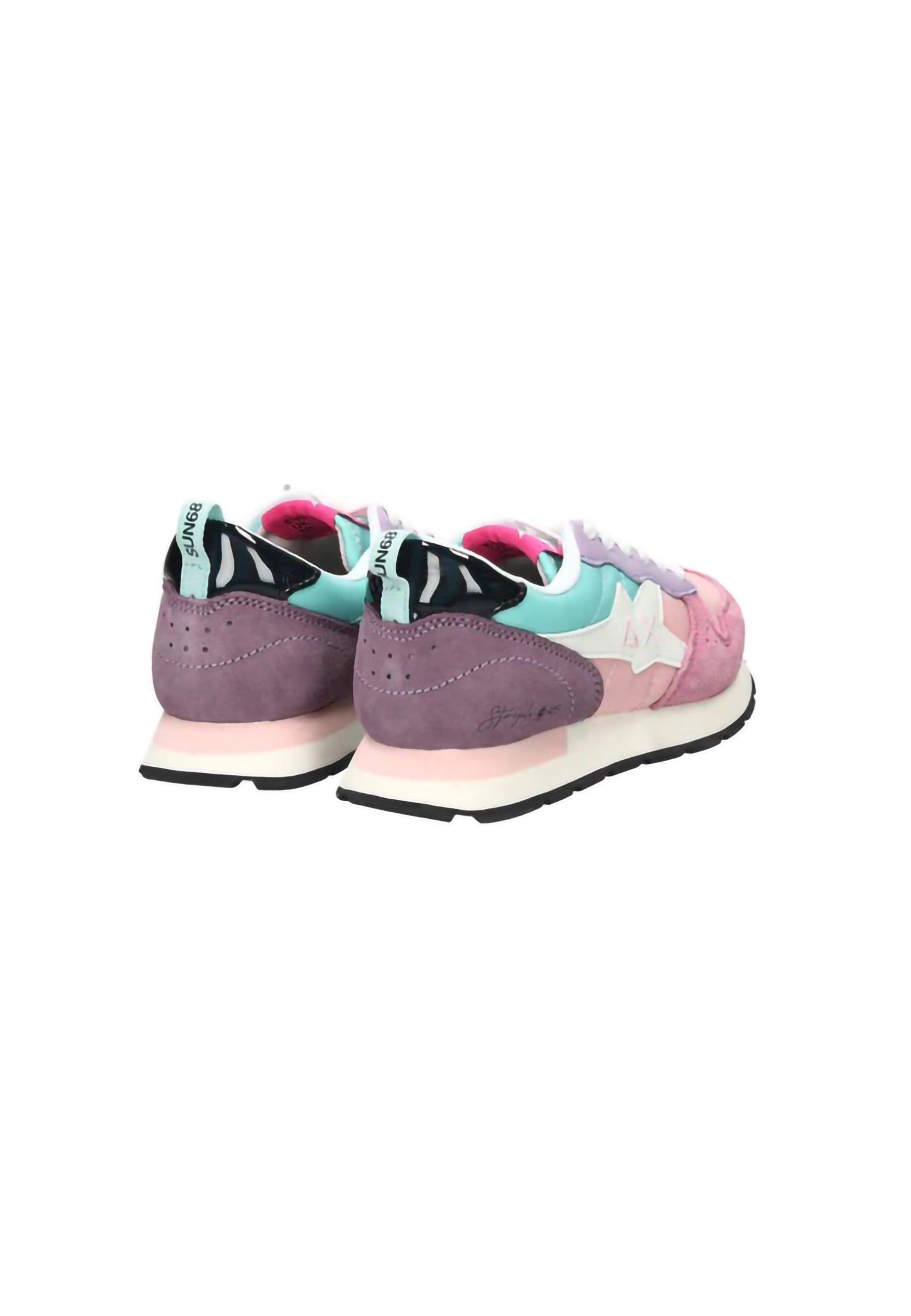 SUN68 Stargirl Sneaker Bambino Multicolor Rosa Ciclamino Z33415T - Sandrini Calzature e Abbigliamento