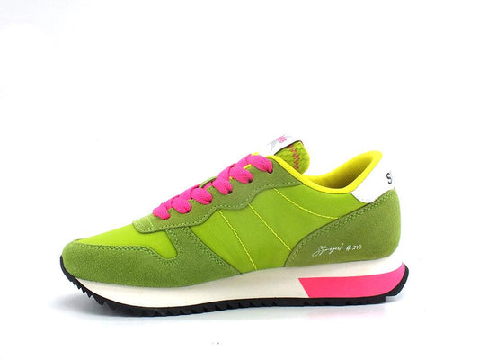 SUN68 Stargirl Solid Sneaker Running Verde Chiaro Lime Z32210 - Sandrini Calzature e Abbigliamento