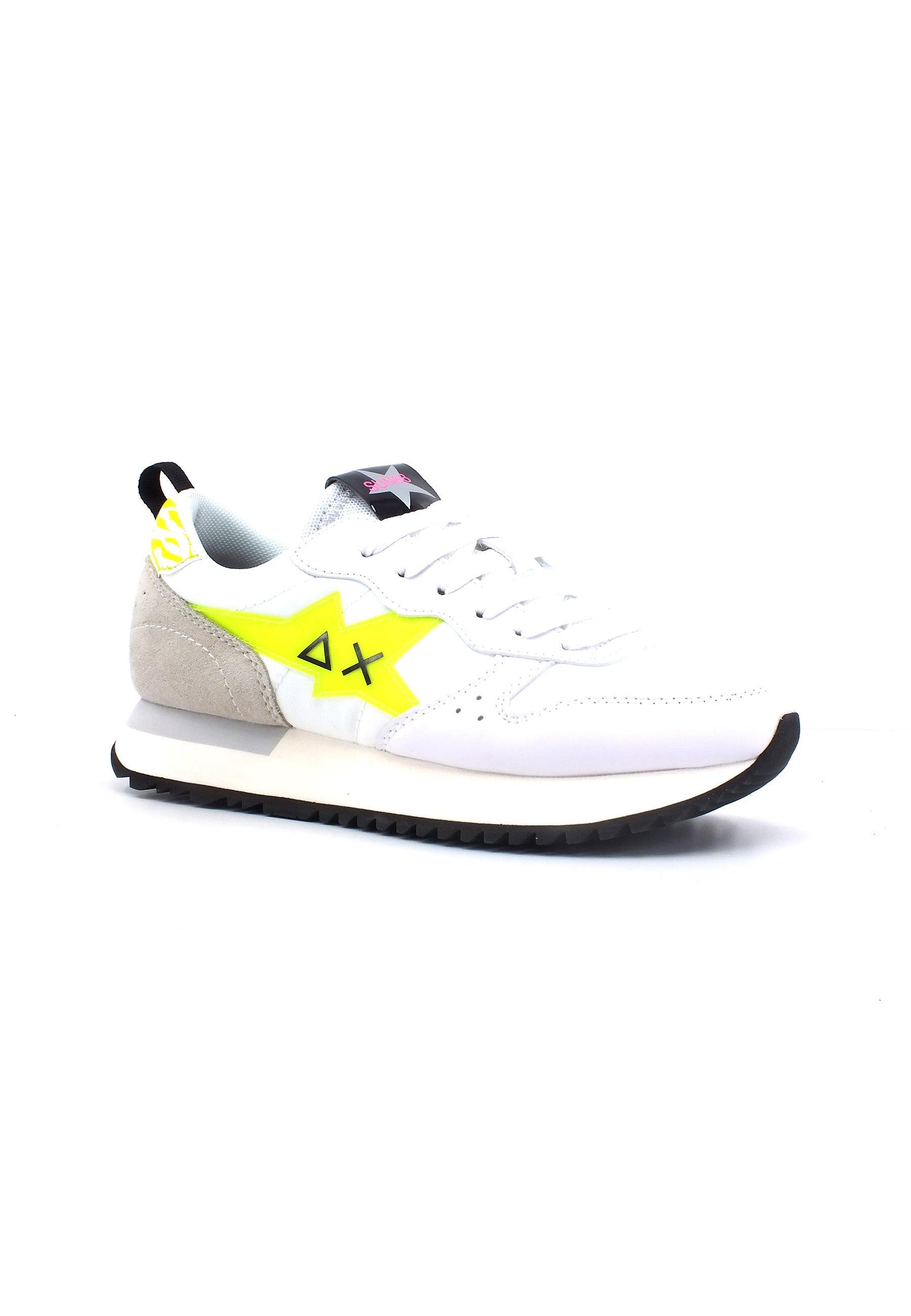 SUN68 Stargirl Trasparent Sneaker Donna Bianco Giallo Z33213 - Sandrini Calzature e Abbigliamento