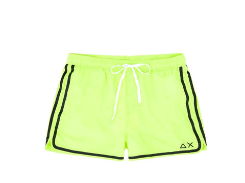 SUN68 Swim Pant Side Band Costume Giallo Fluo H19103 - Sandrini Calzature e Abbigliamento