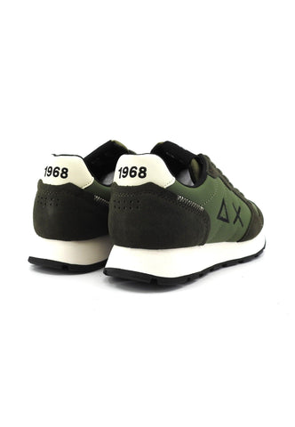 SUN68 Tom Classic Sneaker Uomo Verde Militare Z43104 - Sandrini Calzature e Abbigliamento