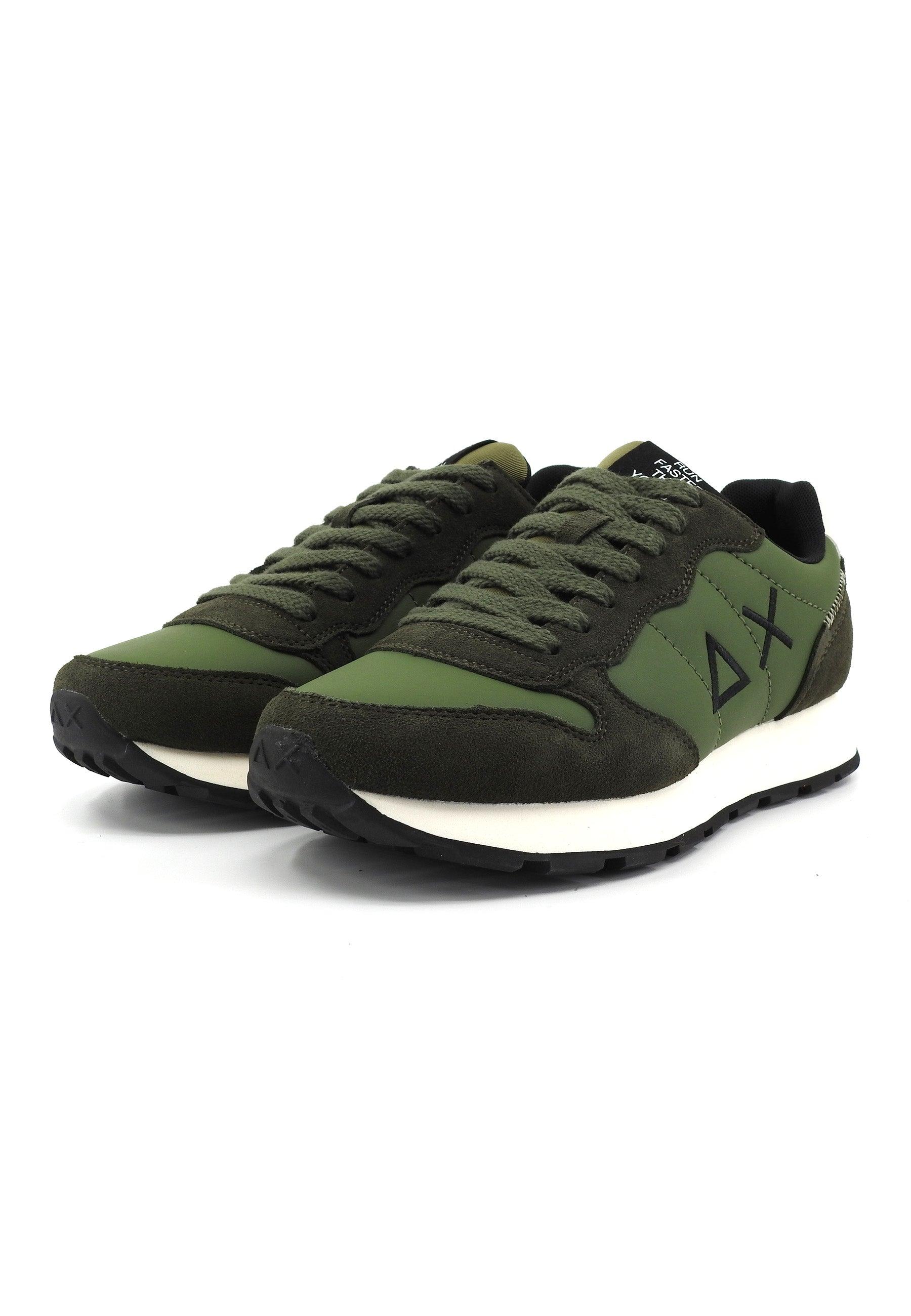 SUN68 Tom Classic Sneaker Uomo Verde Militare Z43104 - Sandrini Calzature e Abbigliamento