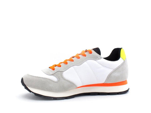 SUN68 Tom Fluo Nylon Sneaker Running Bianco Z41102 - Sandrini Calzature e Abbigliamento