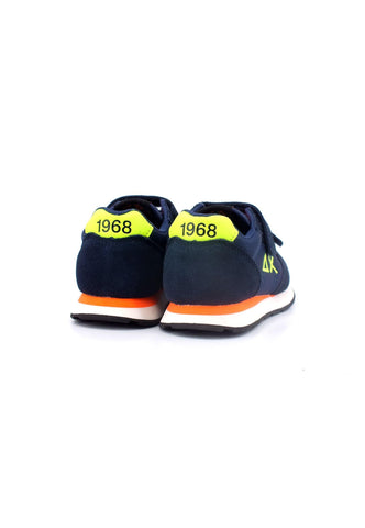 SUN68 Tom Fluo Sneaker Bambino Navy Blue Z33302B - Sandrini Calzature e Abbigliamento