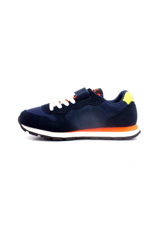 SUN68 Tom Fluo Sneaker Bambino Navy Blue Z33302K - Sandrini Calzature e Abbigliamento
