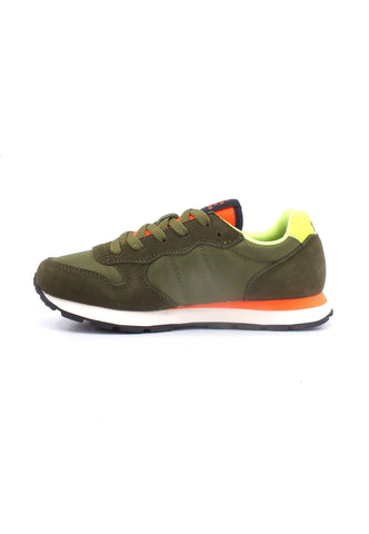 SUN68 Tom Fluo Sneaker Bambino Verde Militare Z33302T - Sandrini Calzature e Abbigliamento