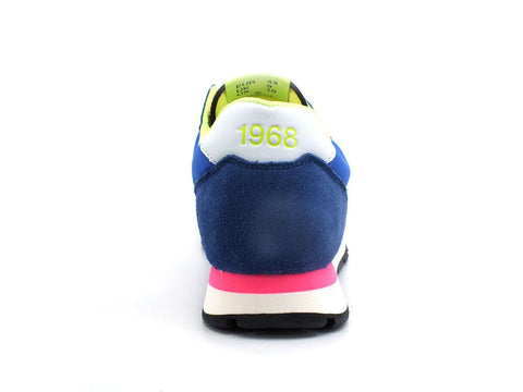SUN68 Tom Fluo Sneaker Running Blu Royal Z32102 - Sandrini Calzature e Abbigliamento