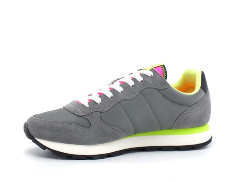 SUN68 Tom Fluo Sneaker Running Grigio Medio Z32102 - Sandrini Calzature e Abbigliamento
