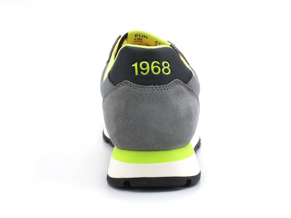 SUN68 Tom Fluo Sneaker Running Grigio Medio Z32102 - Sandrini Calzature e Abbigliamento