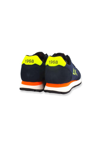 SUN68 Tom Fluo Sneaker Uomo Navy Blue Z42102 - Sandrini Calzature e Abbigliamento