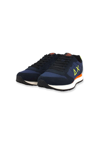 SUN68 Tom Fluo Sneaker Uomo Navy Blue Z42102 - Sandrini Calzature e Abbigliamento