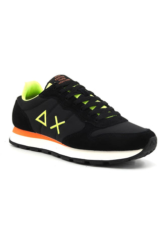 SUN68 Tom Fluo Sneaker Uomo Nero Z34102 - Sandrini Calzature e Abbigliamento