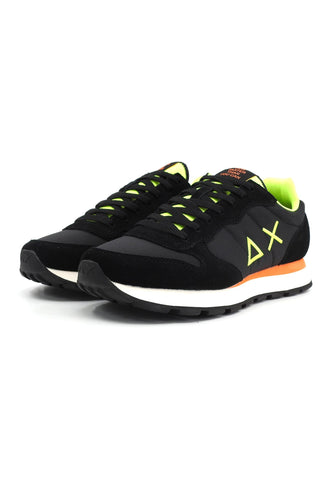 SUN68 Tom Fluo Sneaker Uomo Nero Z34102 - Sandrini Calzature e Abbigliamento