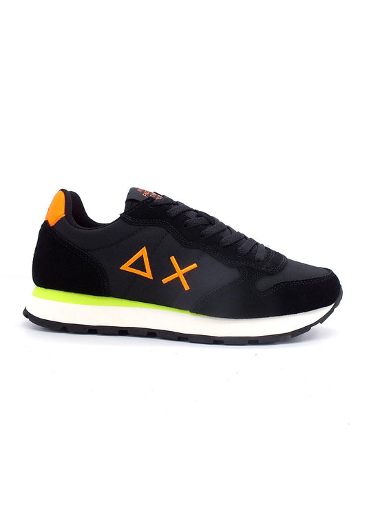 SUN68 Tom Fluo Sneaker Uomo Nero Z42102 - Sandrini Calzature e Abbigliamento