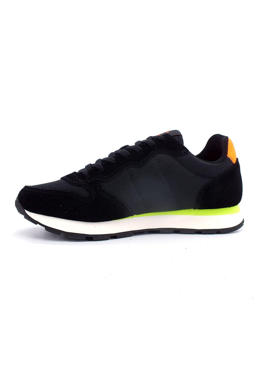 SUN68 Tom Fluo Sneaker Uomo Nero Z42102 - Sandrini Calzature e Abbigliamento